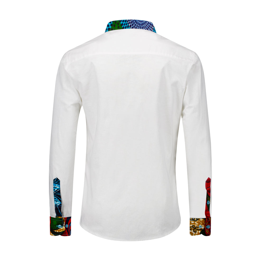 Men's Cotton White Dress Shirt — Slim Fit Mens White Button Down Shirt