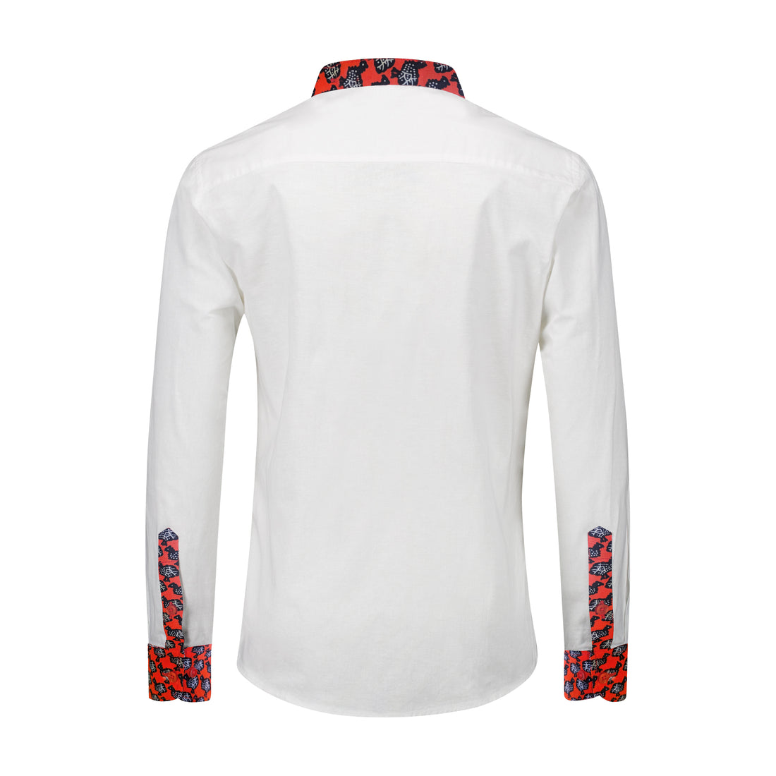 Men's Cotton White Dress Shirt — Slim Fit Mens White Button Down Shirt